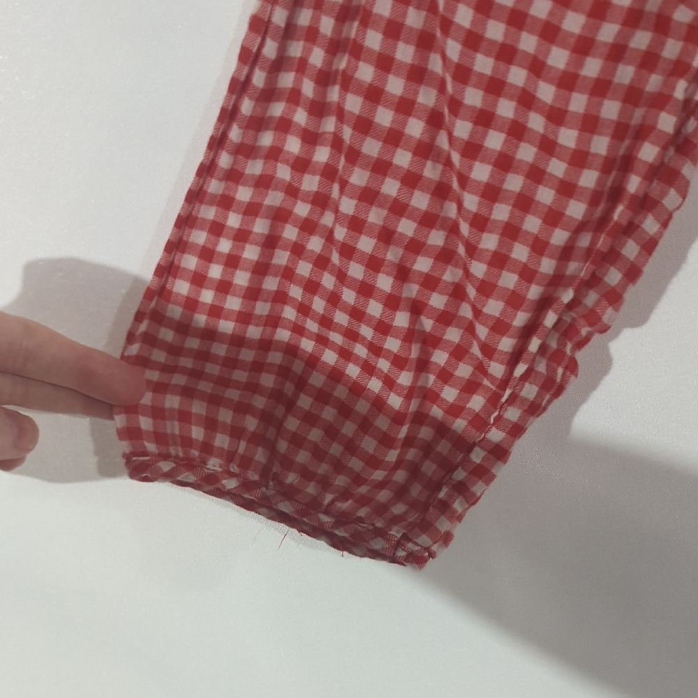 Stylish Red Gingham Blouse - Picture 4 of 8
